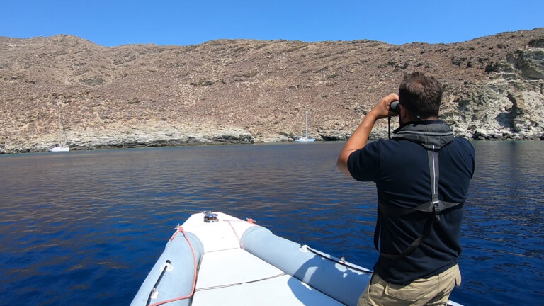 Επιτήρηση ΘΠΠ Γυάρου 2018- 2020 από την ομάδα πεδίου του WWF Ελλάς (Πηγή: Ζαμπλάκος Αποστόλης /WWF Ελλάς)