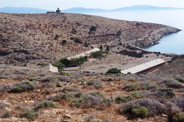 Εποπτική θέα του 4ου όρμου και του συμπλέγματος των τριών κτιρίων