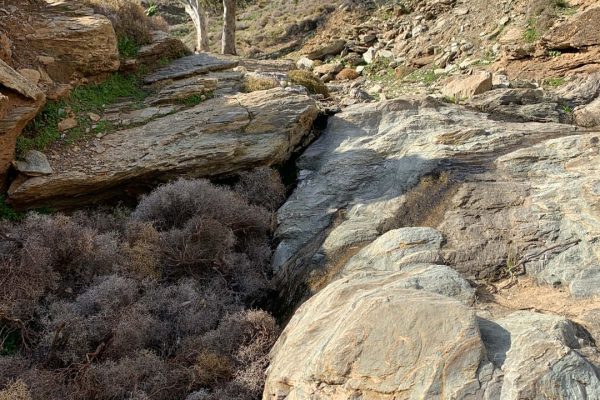 Το ανάγλυφο της ρεματιάς