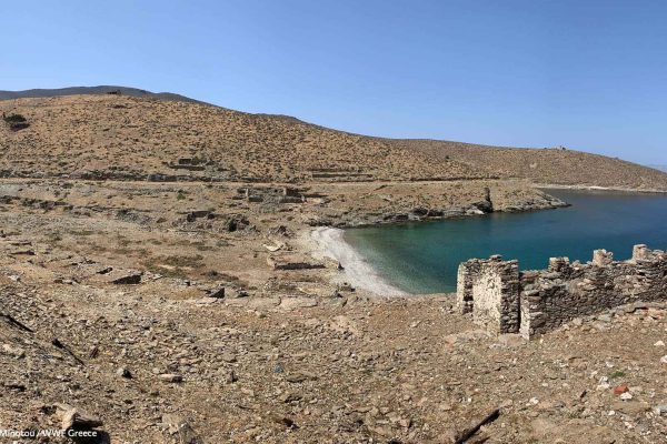 Εποπτική θέα του ανάγλυφου και του καταυλισμού του 2ου όρμου