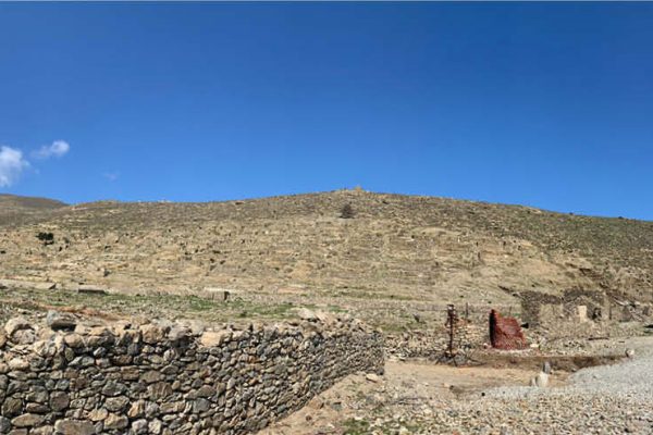 Πανοραμική του καταυλισμού και της παραλίας