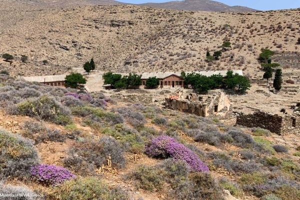 Τοπίο κτιριακών εγκαταστάσεων όρμου των φυλακών