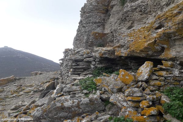 Το φυλάκιο επόπτευσης στην κορυφογραμμή