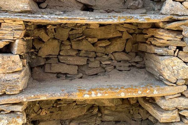 Λεπτομέρειες των κτιρίων του παλαιού οικισμού