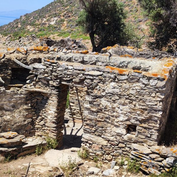 Ερείπια σπιτιού σε οικισμό στο βορειοδυτικό τμήμα του νησιού (Πηγή: ΟΙΚΟΜ ΕΠΕ)